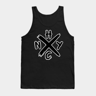 NYHC graffiti black Tank Top